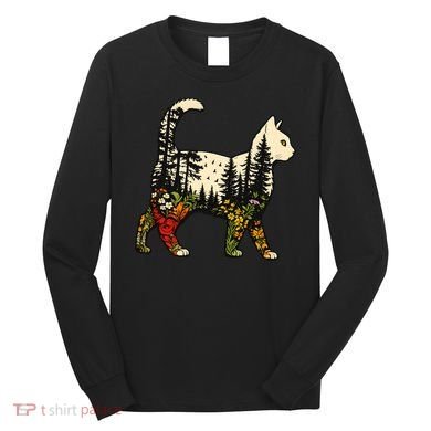 Cat Wilderness Long Sleeve Shirt