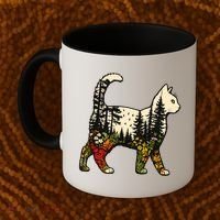 Cat Wilderness Coffee Mug thumb 2