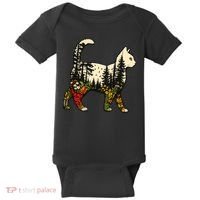 Cat Wilderness Baby Bodysuit thumb 0