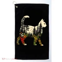 Cat Wilderness Golf Towel thumb 0