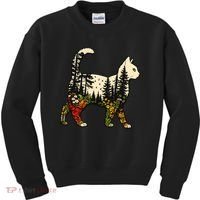 Cat Wilderness Kids Sweatshirt thumb 0