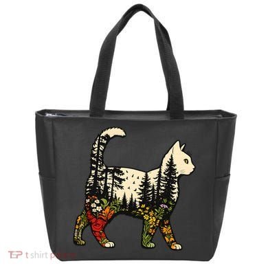 Cat Wilderness Tote Bag