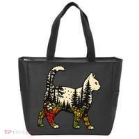 Cat Wilderness Tote Bag thumb 0
