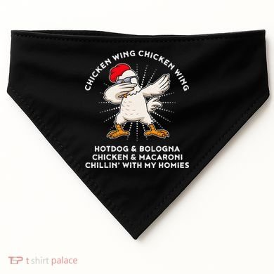 Chicken Wing Chicken Wing Hot Dog USA-Made Doggie Bandana