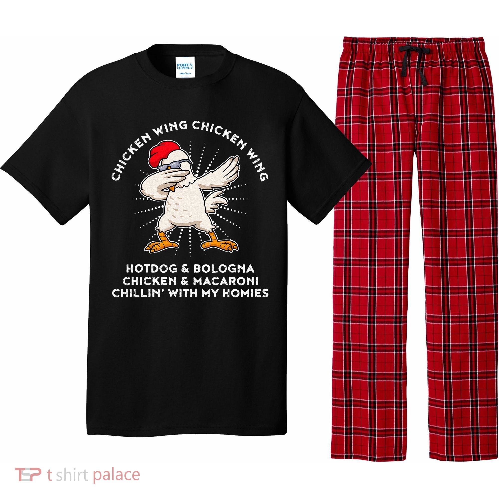 Chicken Wing Chicken Wing Hot Dog Pajama Set