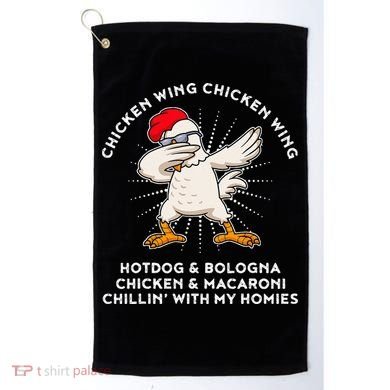Chicken Wing Chicken Wing Hot Dog Golf Towel