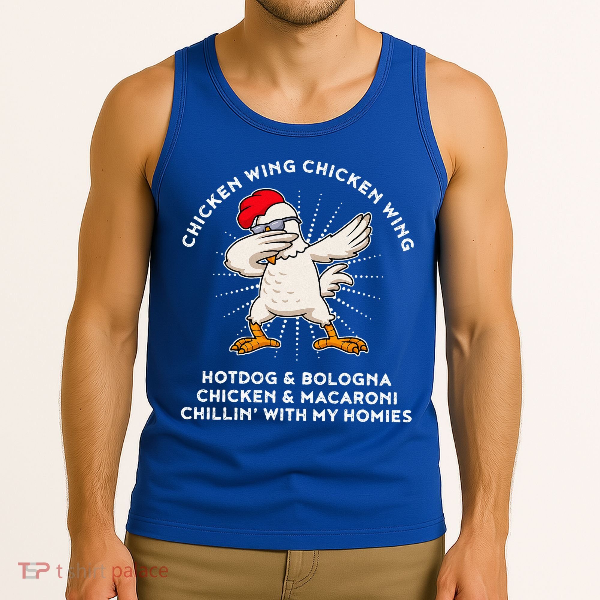 Chicken Wing Chicken Wing Hot Dog Tank Top