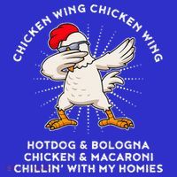 Chicken Wing Chicken Wing Hot Dog Kids Long Sleeve Shirt thumb 2