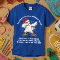 Chicken Wing Chicken Wing Hot Dog Kids T-Shirt thumb 3