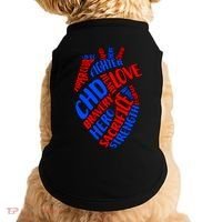Chd Warrior Congenital Heart Disease Awareness Funny Gift Doggie Tank thumb 0