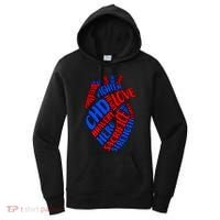 Chd Warrior Congenital Heart Disease Awareness Funny Gift Women's Hoodie thumb 0