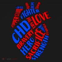 Chd Warrior Congenital Heart Disease Awareness Funny Gift Women's Hoodie thumb 2