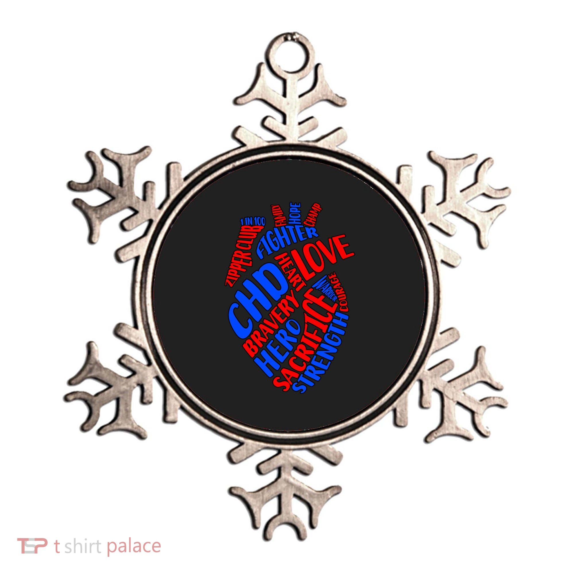 Chd Warrior Congenital Heart Disease Awareness Funny Gift Ornament