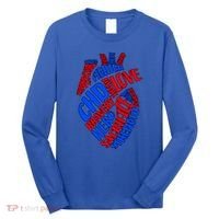 Chd Warrior Congenital Heart Disease Awareness Funny Gift Long Sleeve Shirt thumb 0