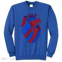 Chd Warrior Congenital Heart Disease Awareness Funny Gift Sweatshirt thumb 0