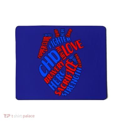 Chd Warrior Congenital Heart Disease Awareness Funny Gift Mousepad