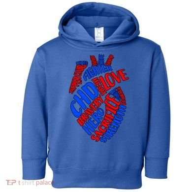 Chd Warrior Congenital Heart Disease Awareness Funny Gift Toddler Hoodie