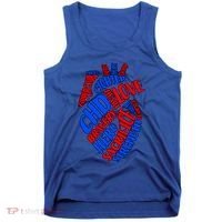 Chd Warrior Congenital Heart Disease Awareness Funny Gift Tank Top thumb 0