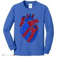 Chd Warrior Congenital Heart Disease Awareness Funny Gift Kids Long Sleeve Shirt thumb 0