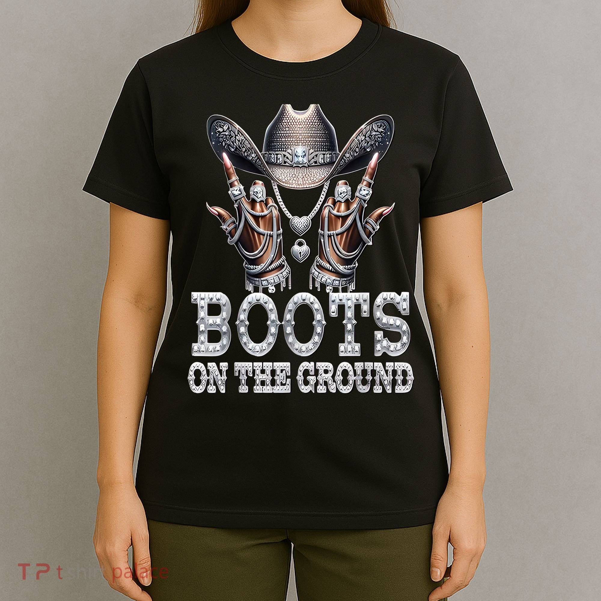 Cowboy Western Cowgirl Linedance  T-Shirt