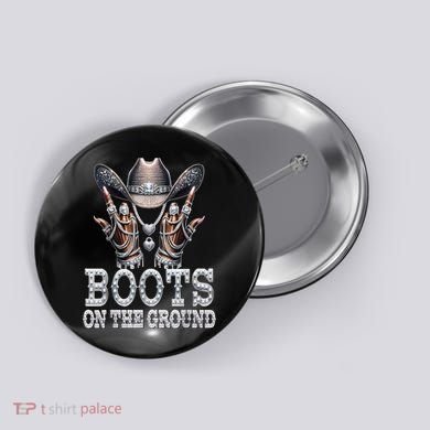 Cowboy Western Cowgirl Linedance  Button