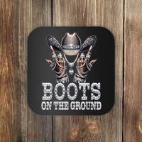 Cowboy Western Cowgirl Linedance  Coaster thumb 0