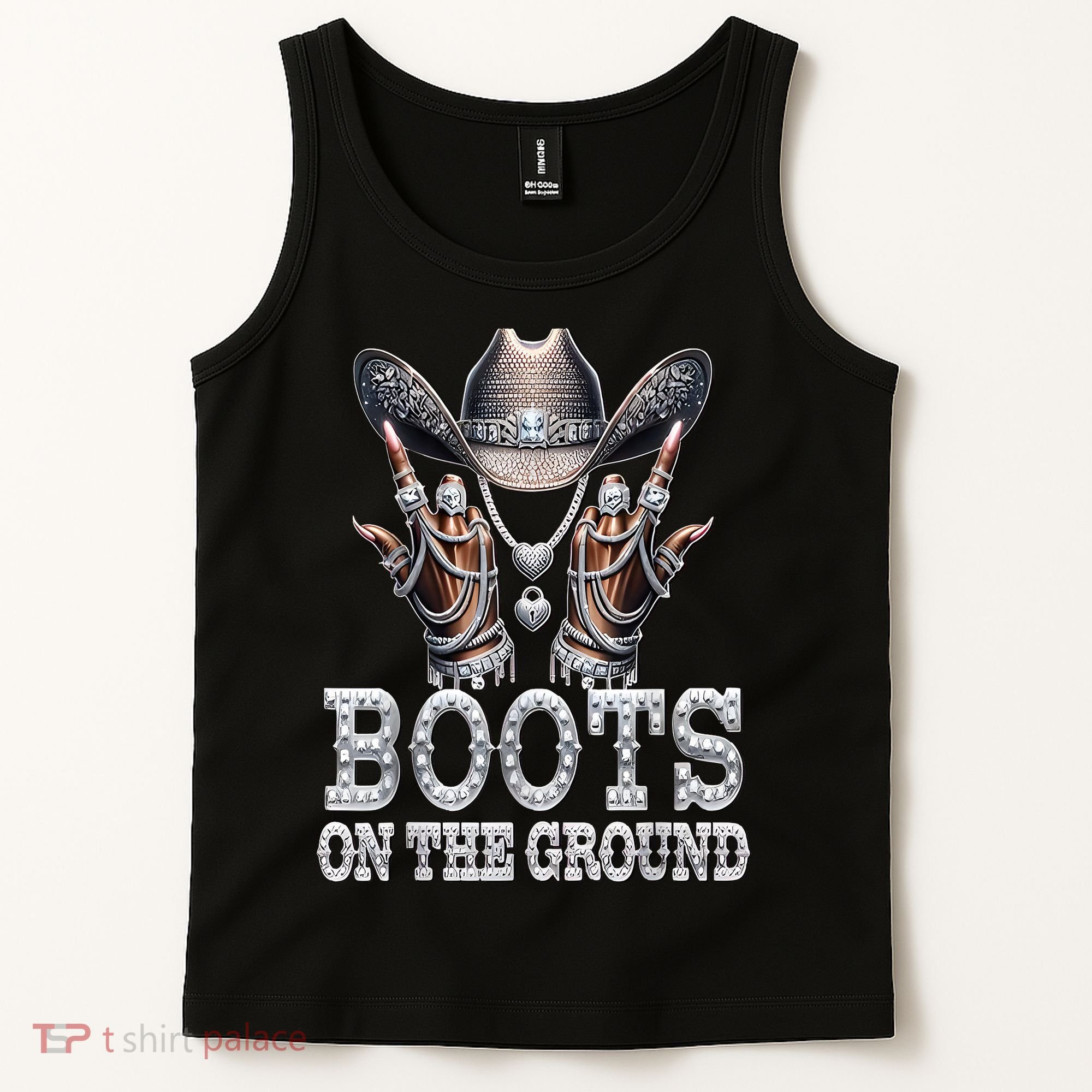 Cowboy Western Cowgirl Linedance  Tank Top