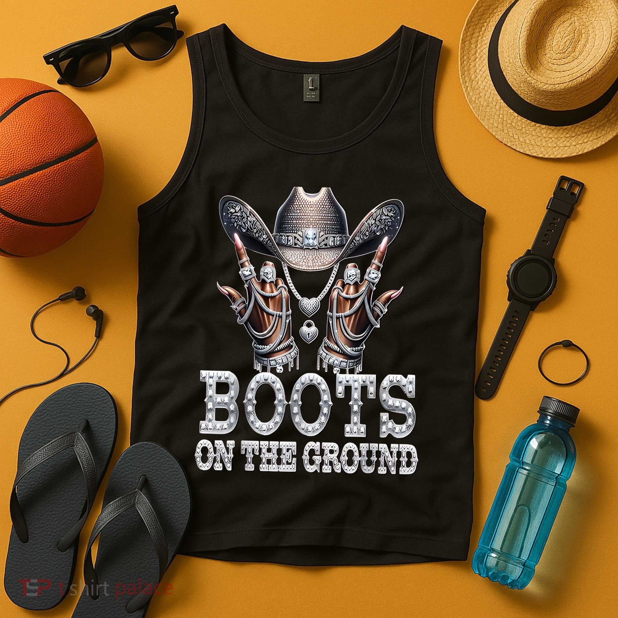 Cowboy Western Cowgirl Linedance  Tank Top