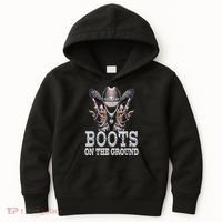 Cowboy Western Cowgirl Linedance  Kids Hoodie thumb 0