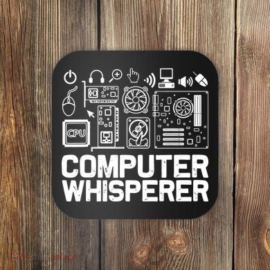 Computer Whisperer Coaster