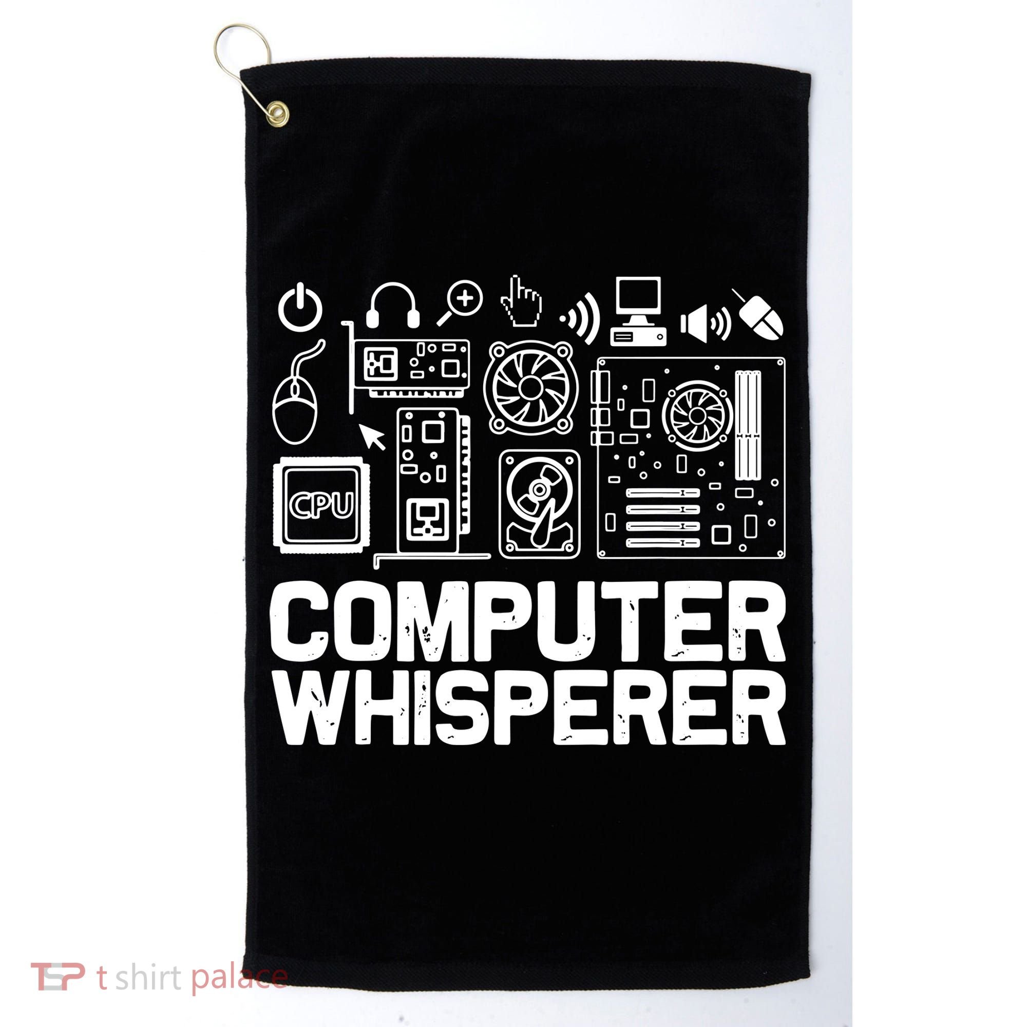 Computer Whisperer Golf Towel