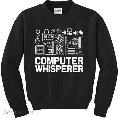 Computer Whisperer Kids Sweatshirt