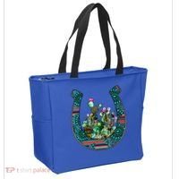 Country Western Cactus Sunflower Horseshoe Gift Tote Bag thumb 2