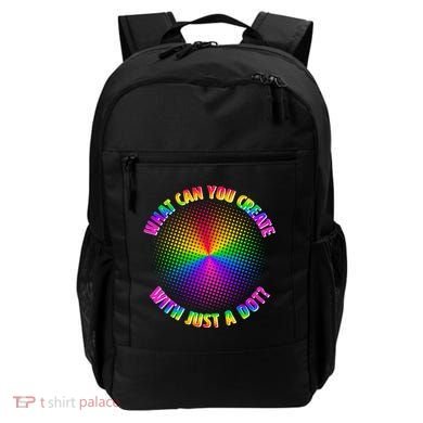 Colorful What Can You Create With Just A Dot Backpack