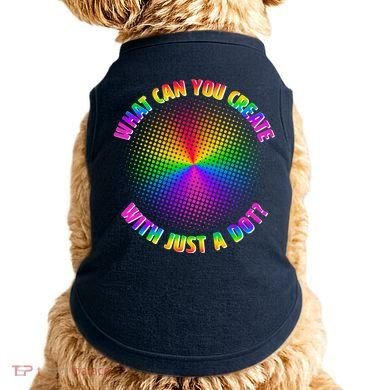 Colorful What Can You Create With Just A Dot Doggie Tank