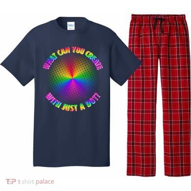 Colorful What Can You Create With Just A Dot Pajama Set