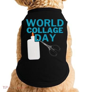 Celebrate World Collage Day Doggie Tank