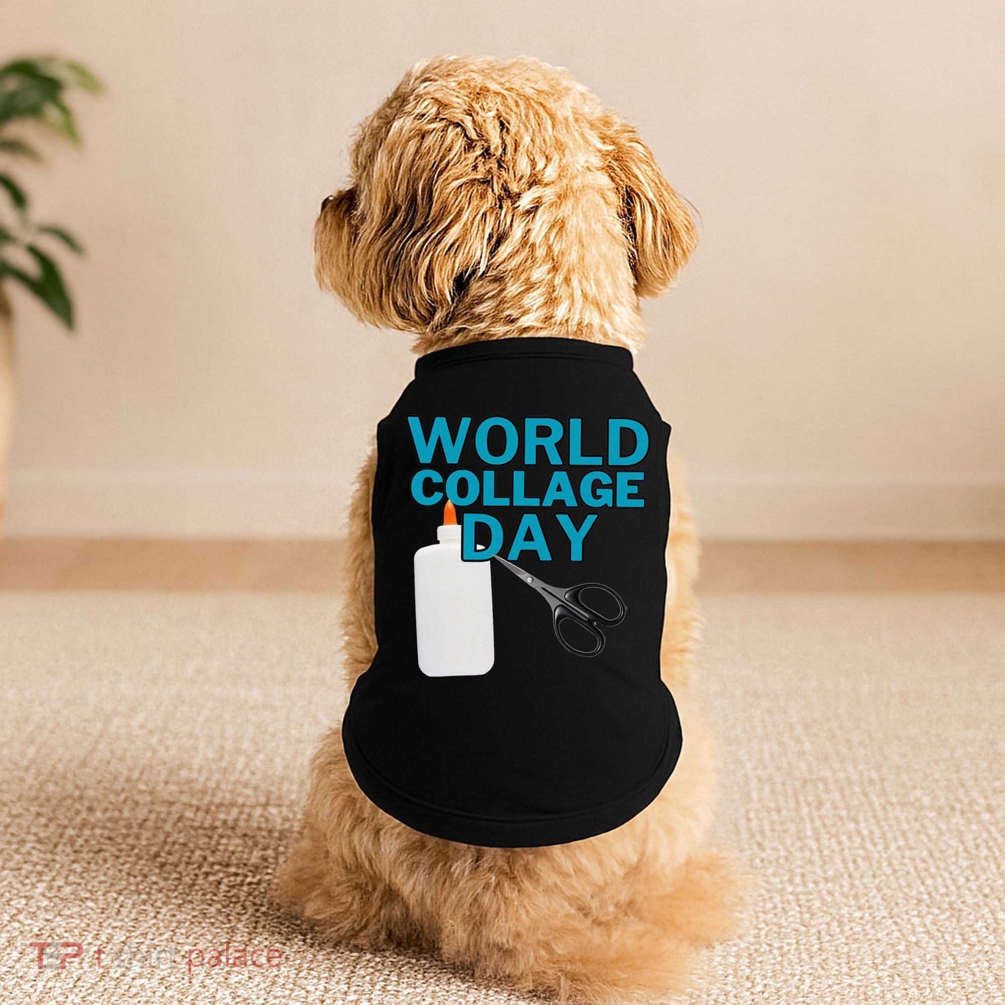 Celebrate World Collage Day Doggie Tank