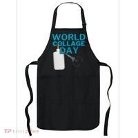 Celebrate World Collage Day Apron thumb 0