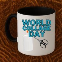 Celebrate World Collage Day Coffee Mug thumb 2