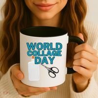 Celebrate World Collage Day Coffee Mug thumb 3
