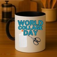 Celebrate World Collage Day Coffee Mug thumb 4