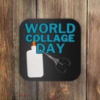 Celebrate World Collage Day Coaster thumb 0