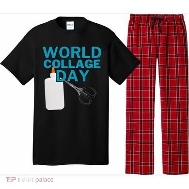 Celebrate World Collage Day Pajama Set