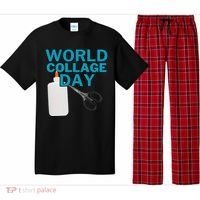 Celebrate World Collage Day Pajama Set thumb 0