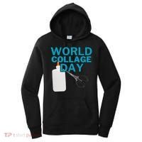 Celebrate World Collage Day Women's Hoodie thumb 0