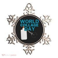 Celebrate World Collage Day Ornament thumb 0
