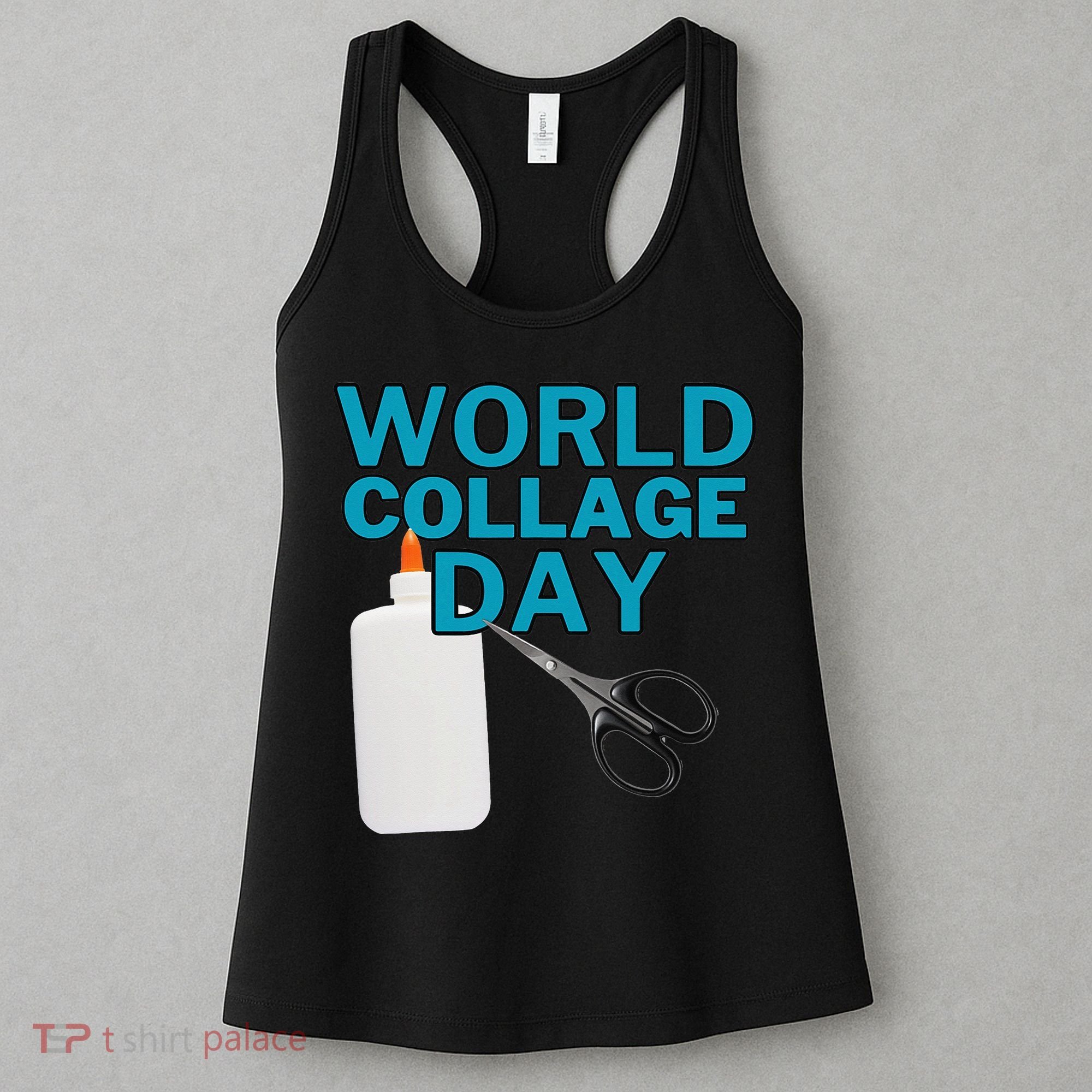 Celebrate World Collage Day Women's Tank Top