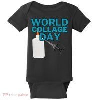 Celebrate World Collage Day Baby Bodysuit thumb 0