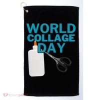 Celebrate World Collage Day Golf Towel thumb 0